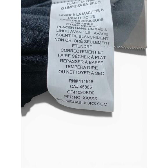 New with tags Michael Michael Kors Button Jacket Black Gold Buttons Large - Picture 13 of 15